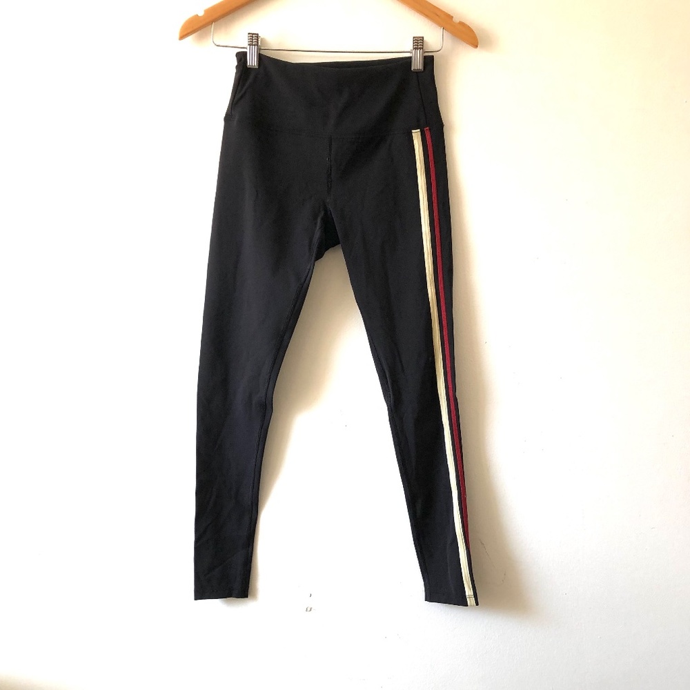 Free People Movement Tuxedo Stripe Cropped Leggings